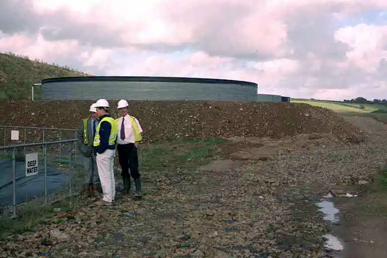 Tanks for leachate management installed in Cornwall.