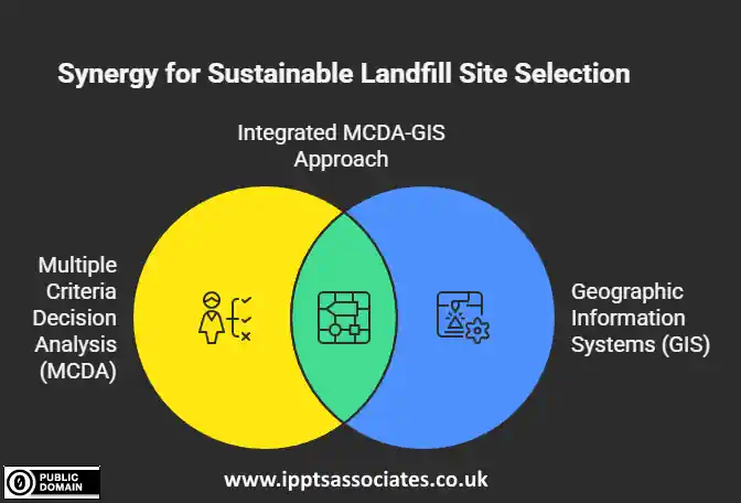 Sanitary Landfill Site Selection Using MCDA and GIS - infographic